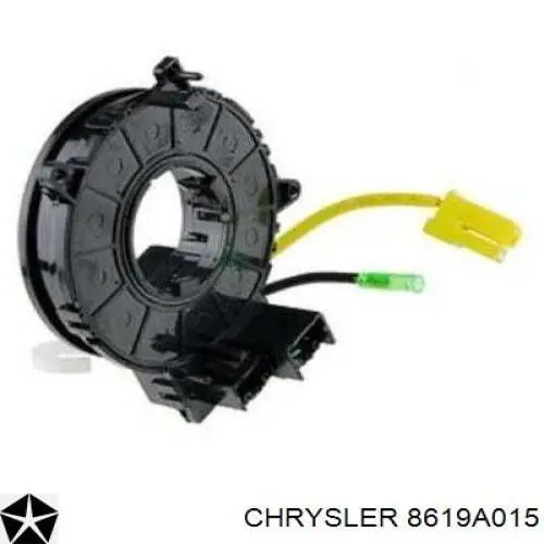 8619A015 Chrysler anel airbag de contato, cabo plano do volante