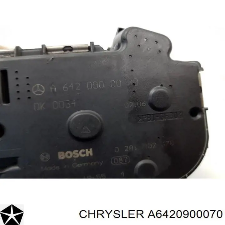 Дроссельная заслонка в сборе Bosch 0281002678 цена, от 41.06 USD
