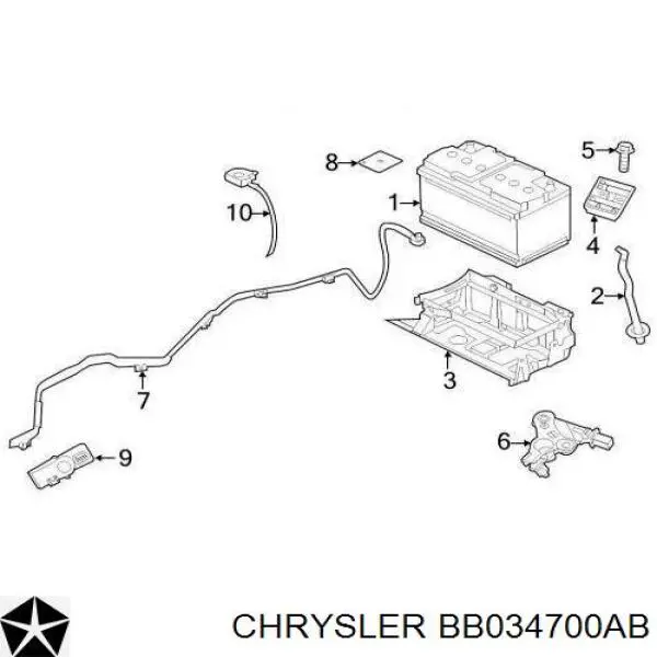 Генератор 4364944 Chrysler