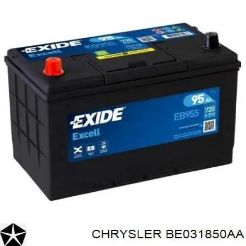 Купить Аккумулятор Chrysler 95 А/ч (BE031850AA)