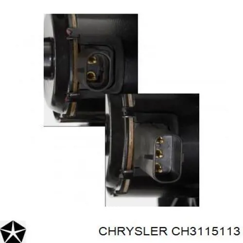 CH3115113 Chrysler диффузор радиатора охлаждения, в сборе с мотором и крыльчаткой