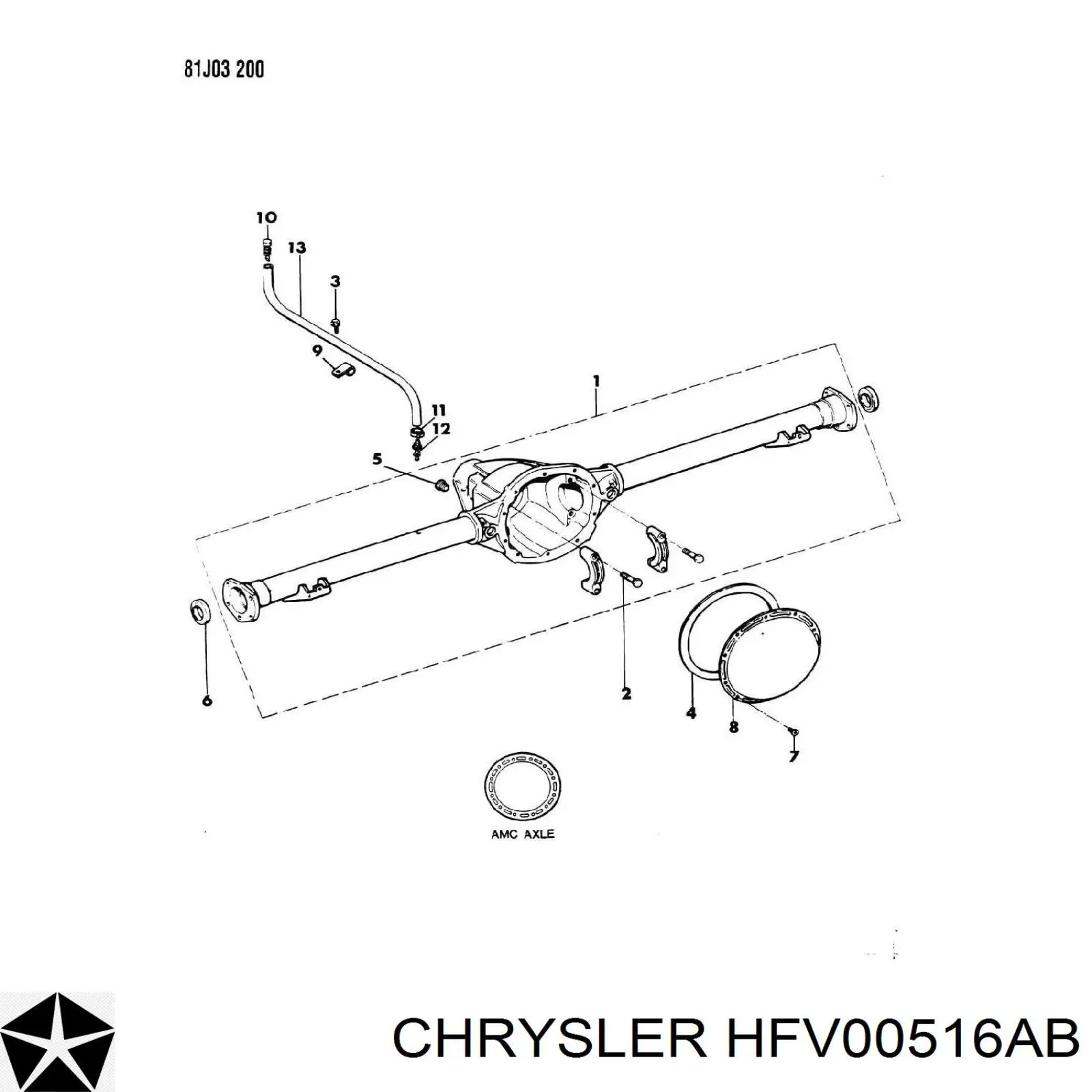 Радиатор HFV00516 Chrysler