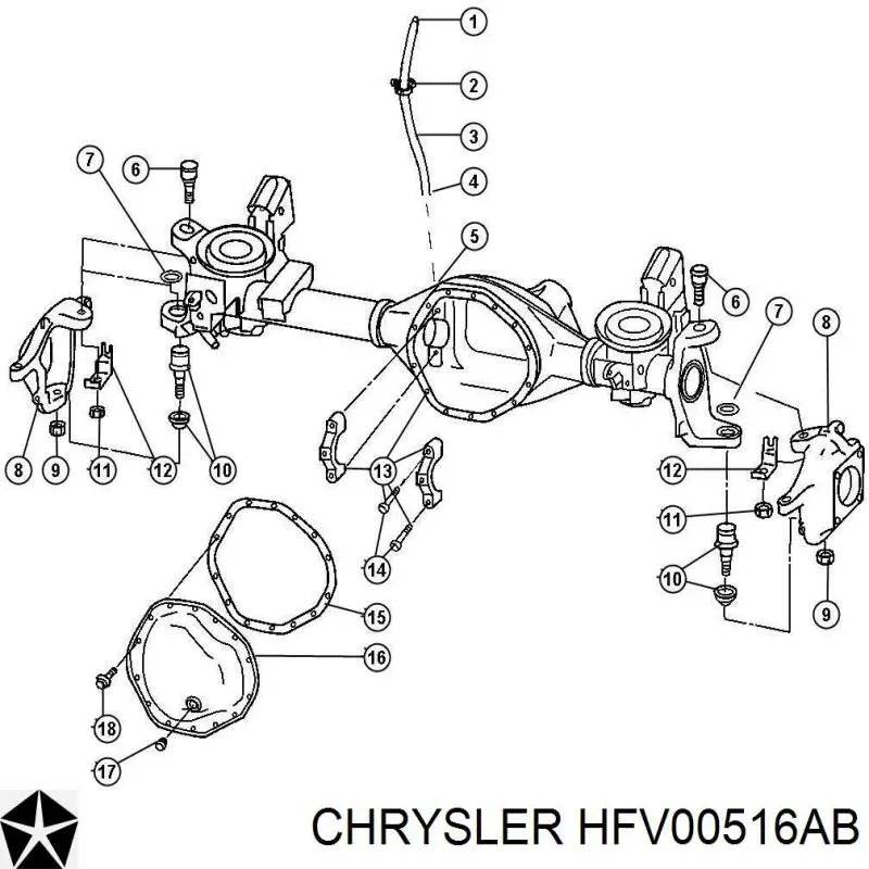 Купить 4443176 Chrysler Радиатор водяной