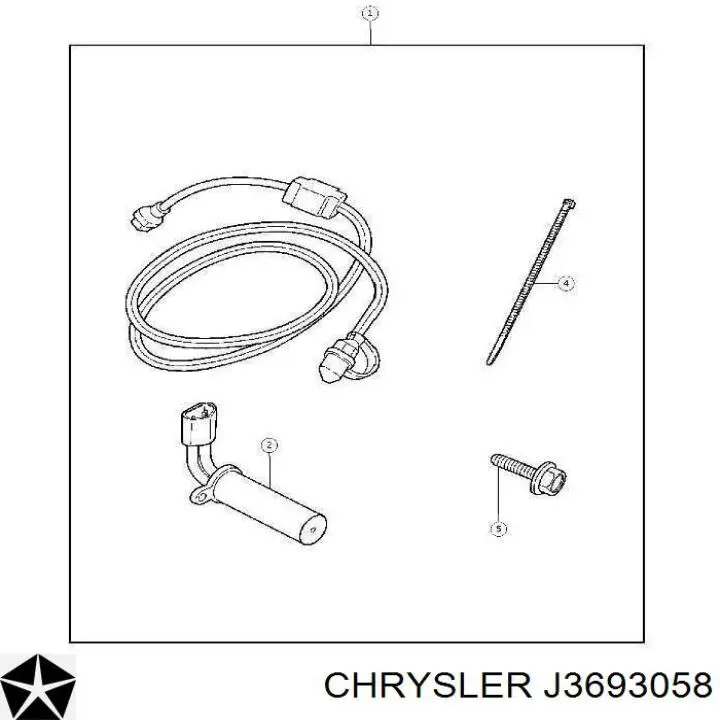 J3693058 Chrysler Усилитель тормоза вакуумный
