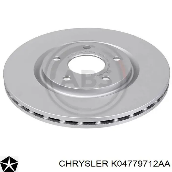 Передние тормозные диски K04779712AA Chrysler