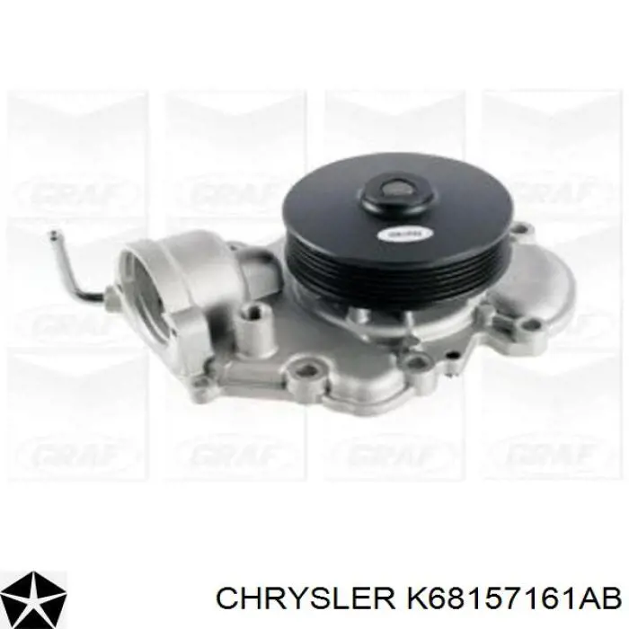 K68157161AB Chrysler bomba de água (bomba de esfriamento)