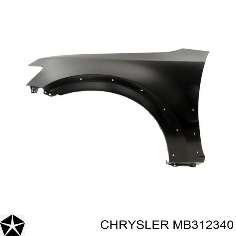 Крыло переднее правое MB312340 Chrysler