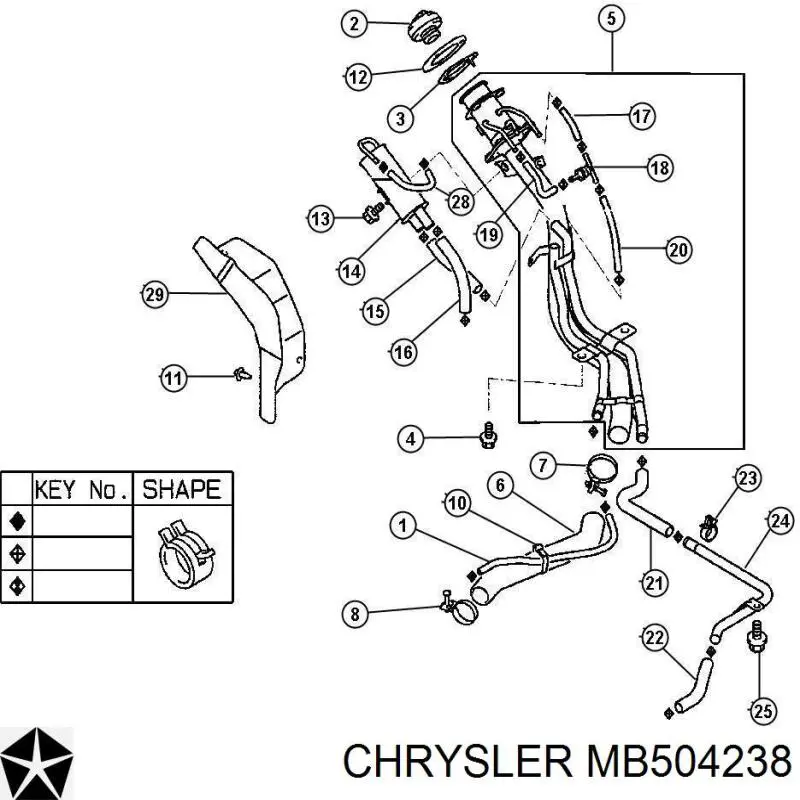  MB504238 Chrysler