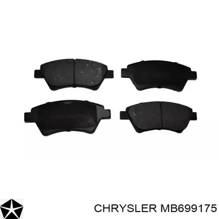 Ремкомплект переднего суппорта MB699175 Chrysler