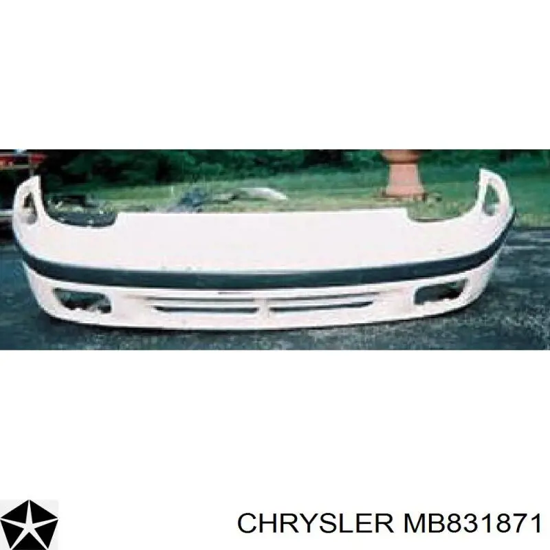 MB831871 Chrysler передний бампер