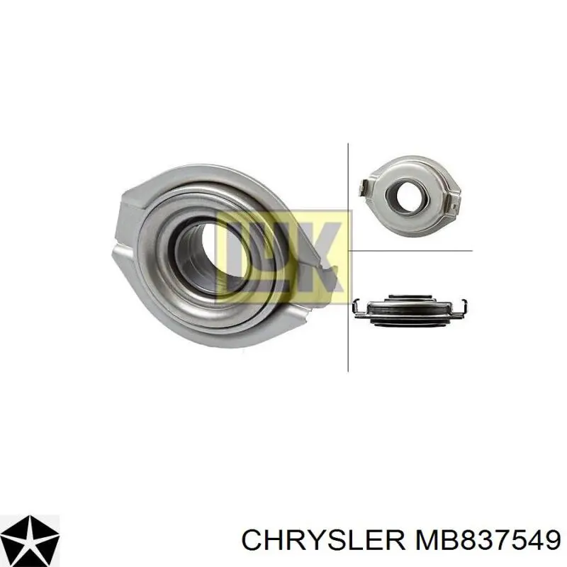 MB837549 Chrysler Подшипник выжимной сцепления