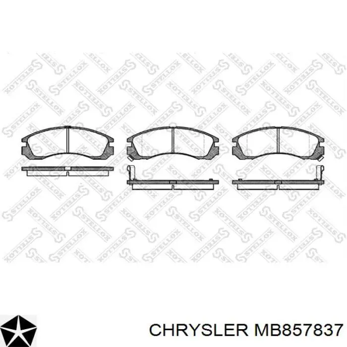 MB857837 Chrysler Поршень тормозного суппорта переднего