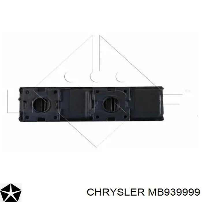 Радиатор печки (отопителя) Chrysler MB939999 цена, от 42.49 USD