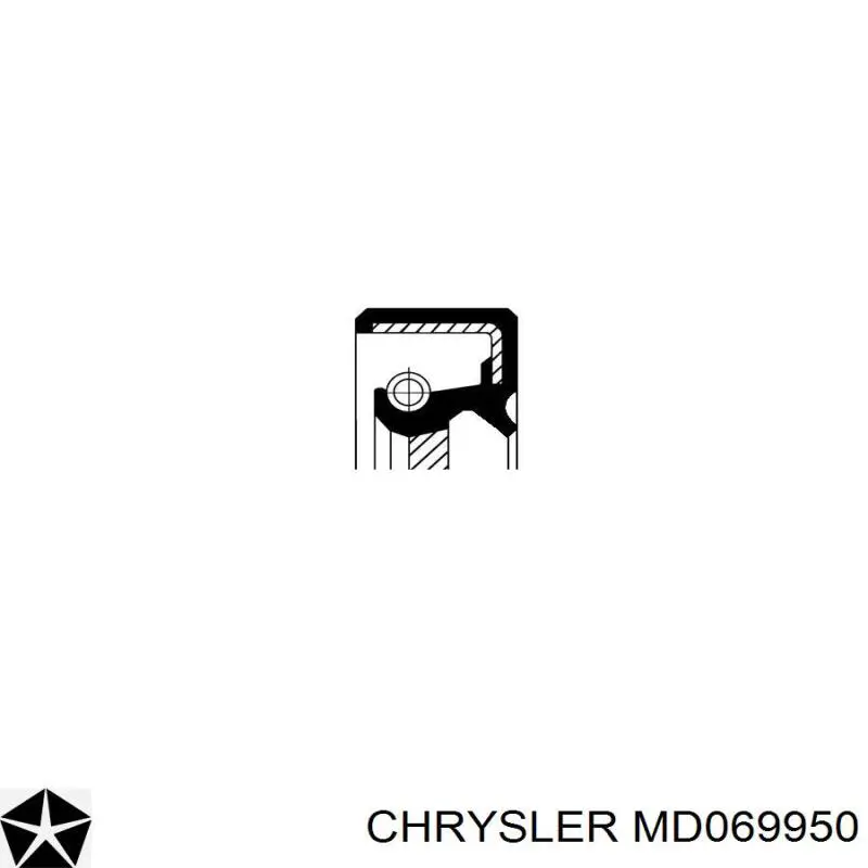 Сальник балансировочного вала двигателя MD069950 Chrysler