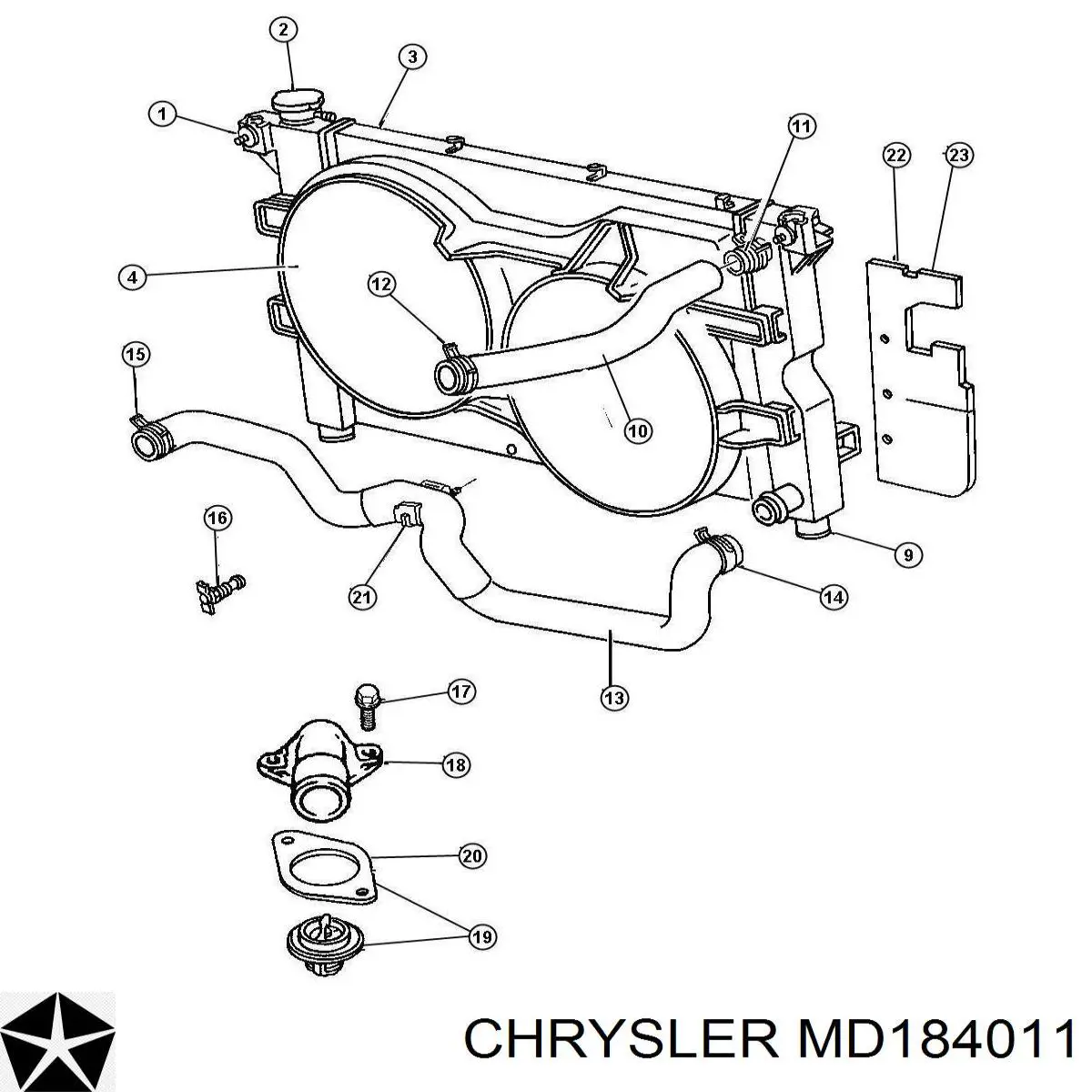  MD184011 Chrysler