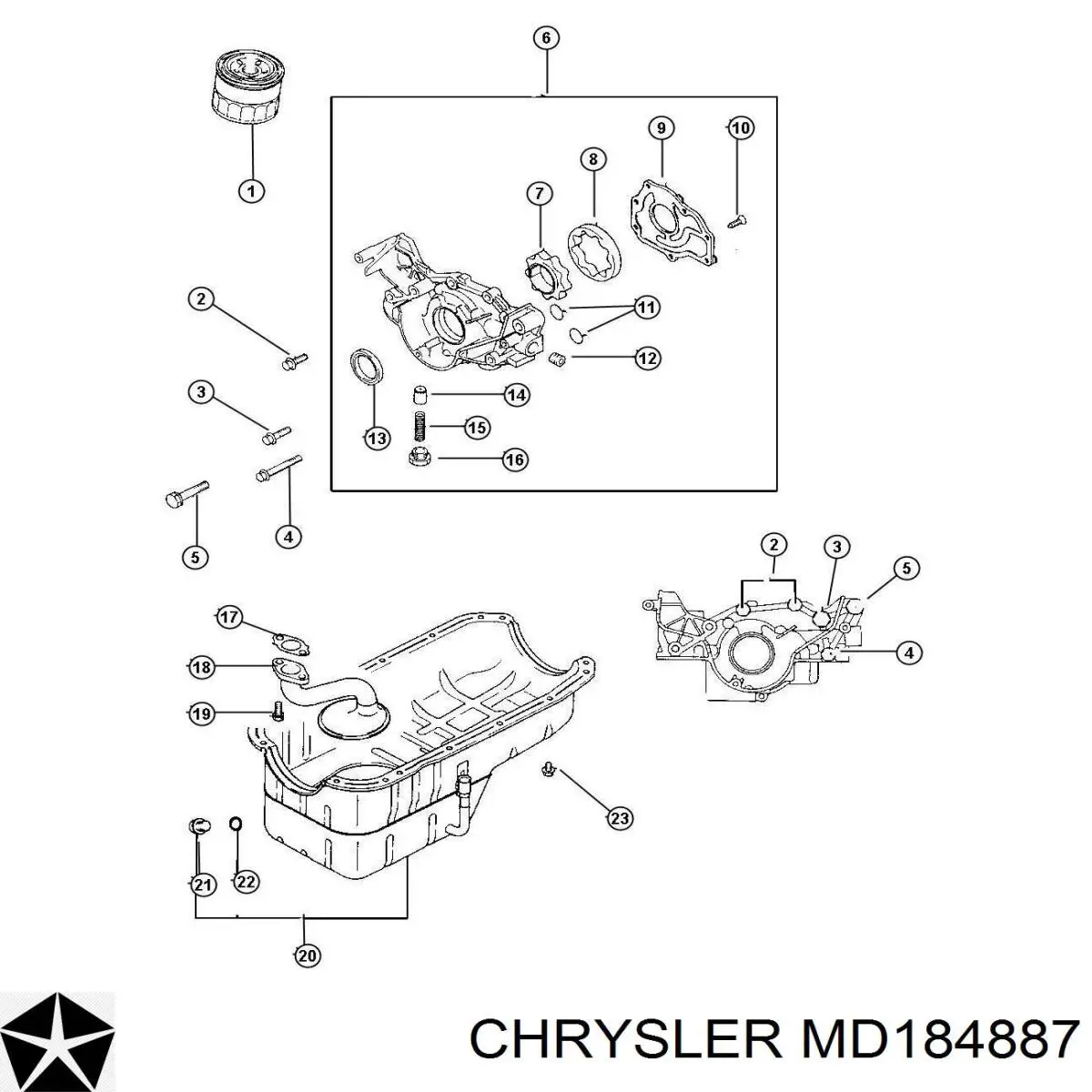 MD184887 Chrysler 