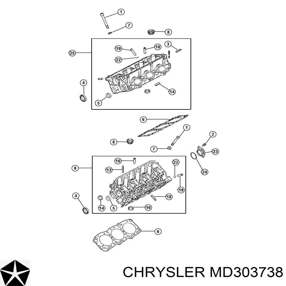 MD303738 Chrysler 