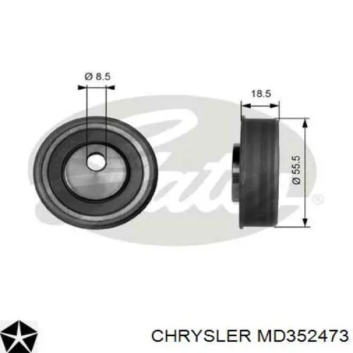 Ролик натяжителя балансировочного ремня MD352473 Chrysler