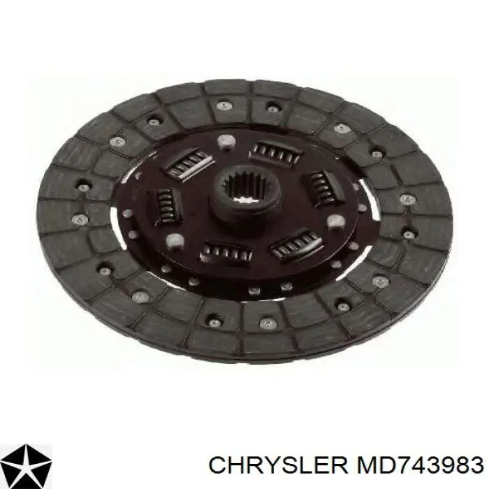 MD743983 Chrysler Нажимной диск сцепления