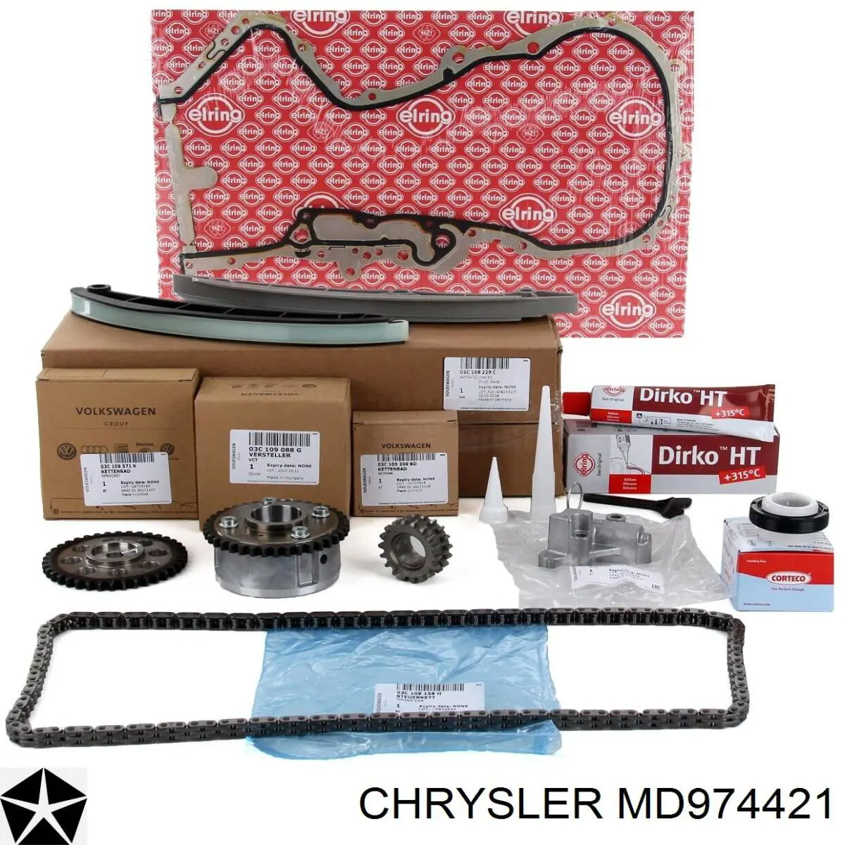 Силиконовый герметик Chrysler MD974421 цена, от 14.73 USD