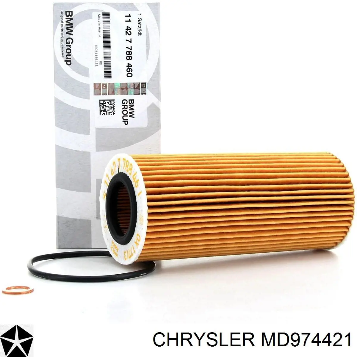 Купить MD974421 Chrysler Силиконовый нейтральный клей-герметик, медный, высокотемпературный