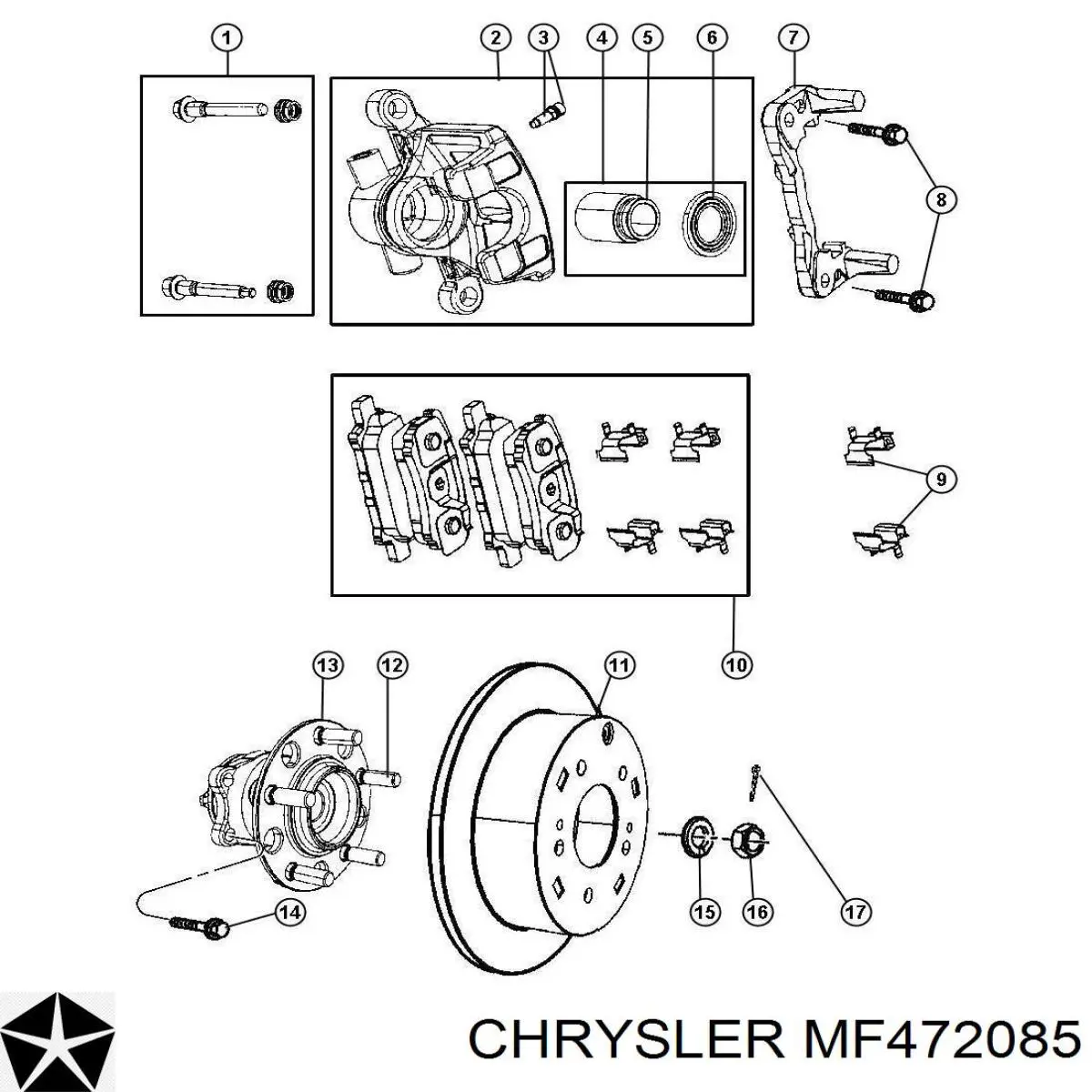  Chrysler MF472085 цена, от 1.27 USD