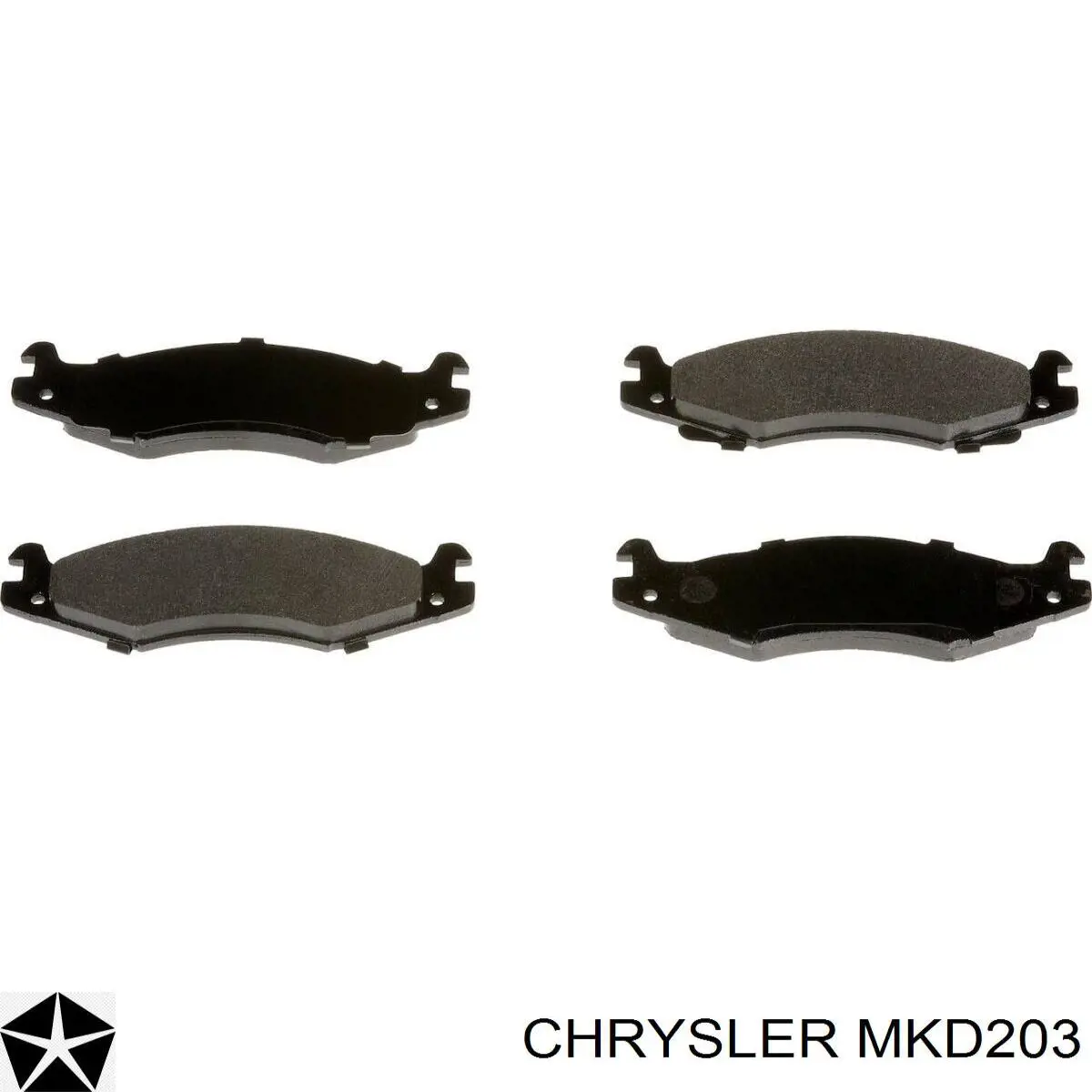 Колодки Chrysler MKD203 цена, от 37.26 USD