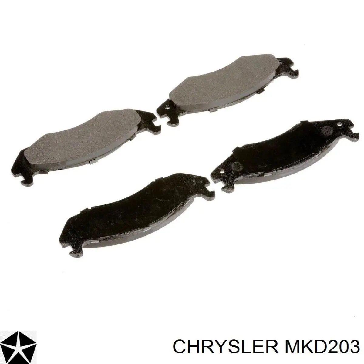 MKD203 Chrysler Колодки передние