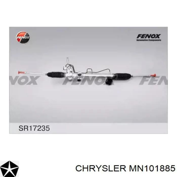 MN101885 Chrysler kit de reparação da cremalheira da direção (do mecanismo, (kit de vedantes))