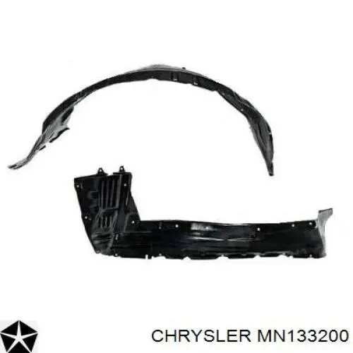 Подкрылок передний правый MN133200 Chrysler