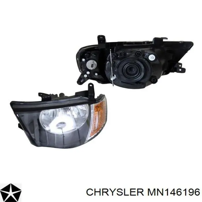 Правая блок фара Chrysler MN146196 цена, от 80.96 USD