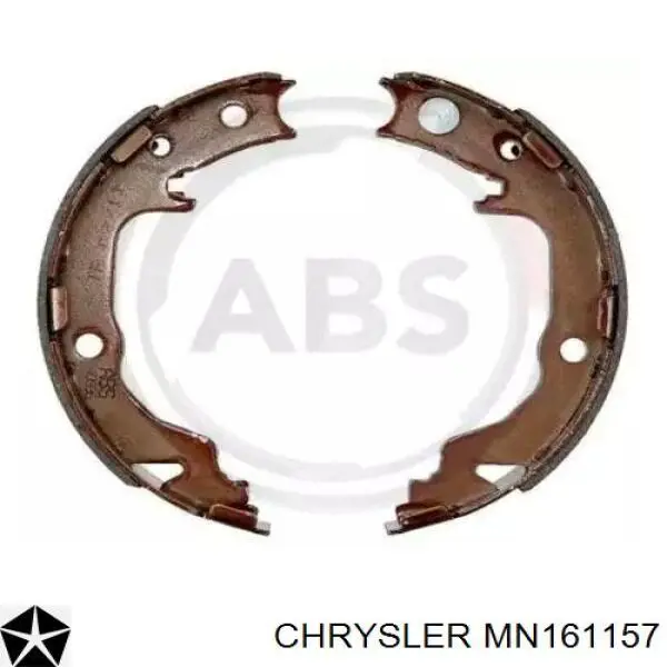 Тормозные колодки стояночного тормоза Chrysler MN161157 цена, от 26.05 USD