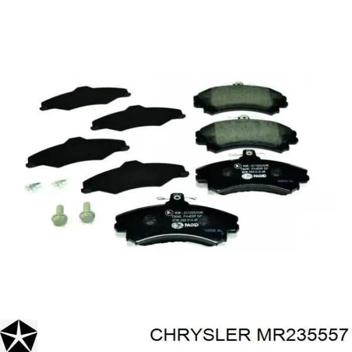 MR235557 Chrysler Колодки передние