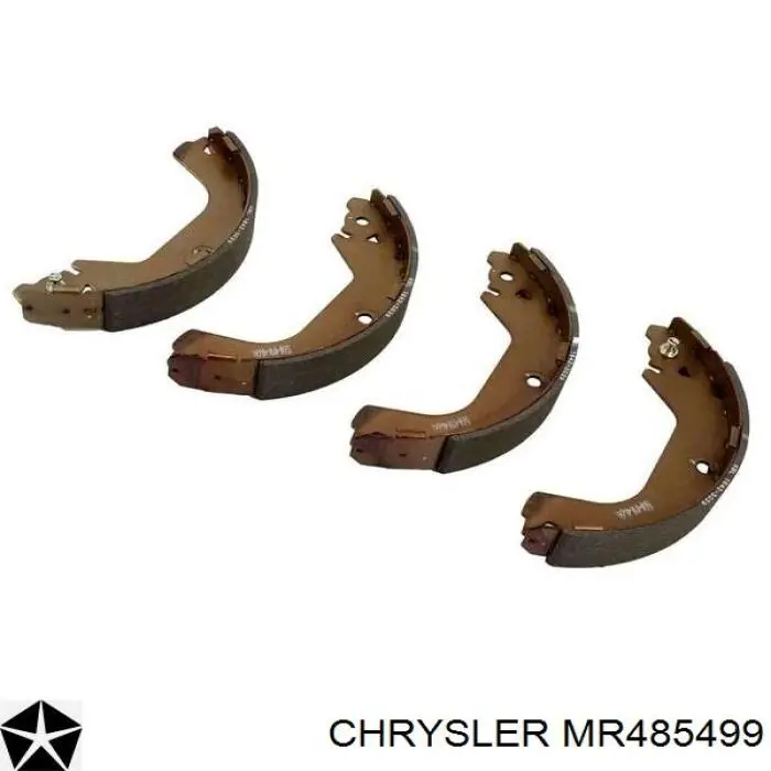 Задние барабанные колодки MR485499 Chrysler