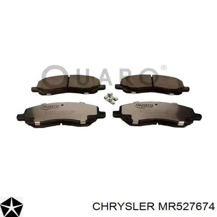 MR527674 Chrysler передние тормозные колодки