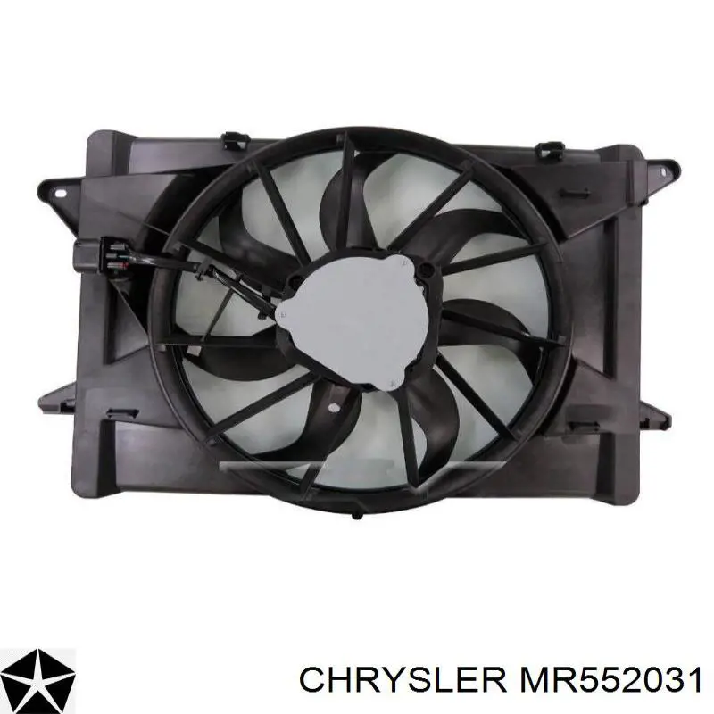 Купить MR552031 Chrysler Мотор вентилятора системы охлаждения левый