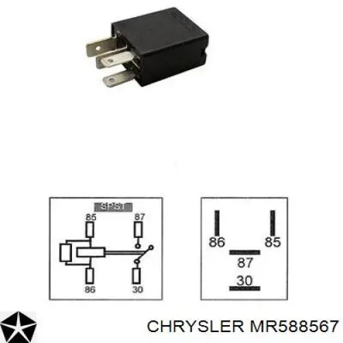 Реле фары MR588567 Chrysler