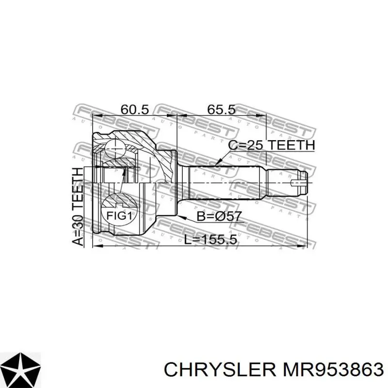  MR953863 Chrysler