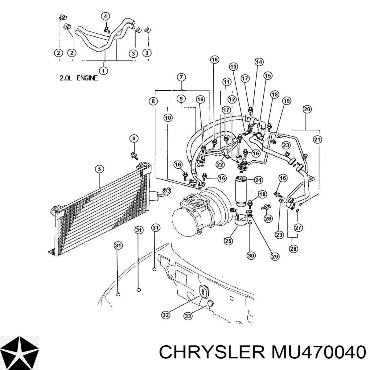  MU470040 Mitsubishi