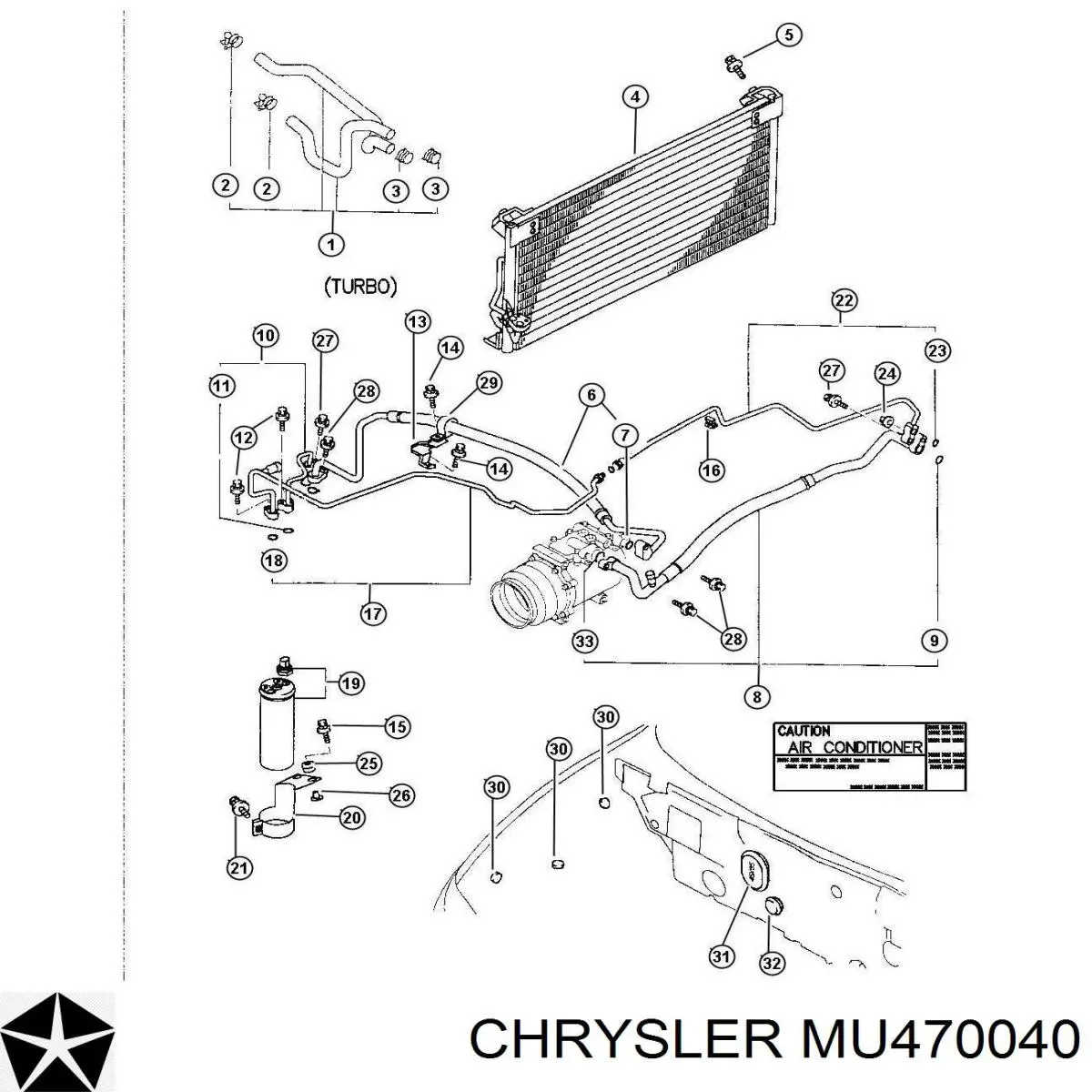 MU470040 Chrysler 