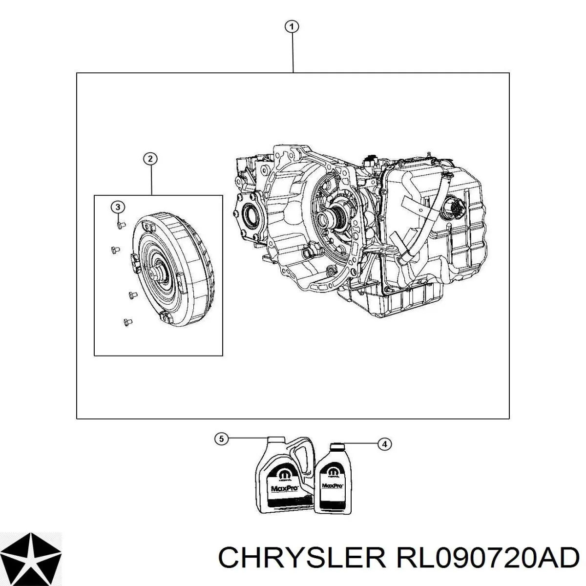 Коробка переключения передач Chrysler 68090720AB цена, от 573.99 USD
