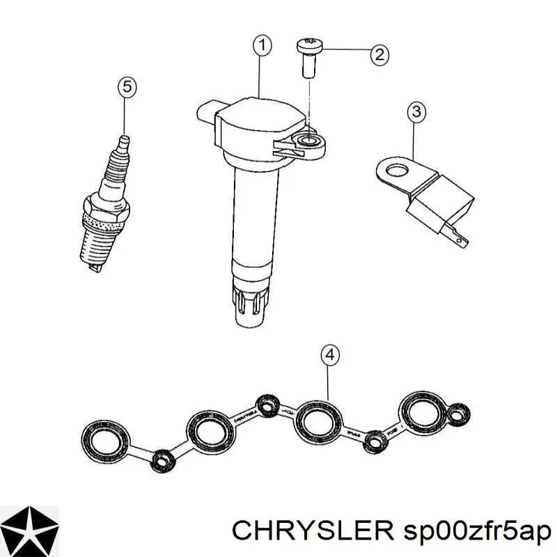 Свеча зажигания CHRYSLER SP00ZFR5AP