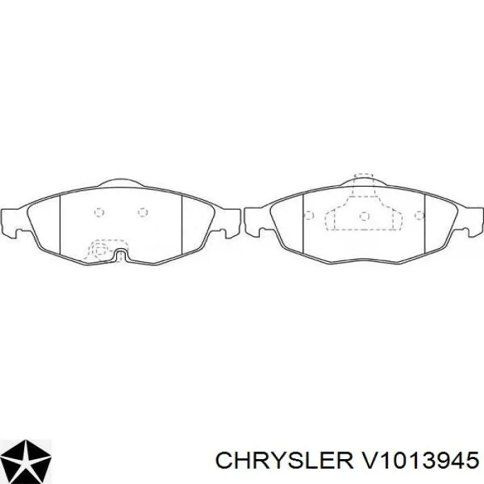 Колодки Chrysler V1013945 цена, от 30.88 USD