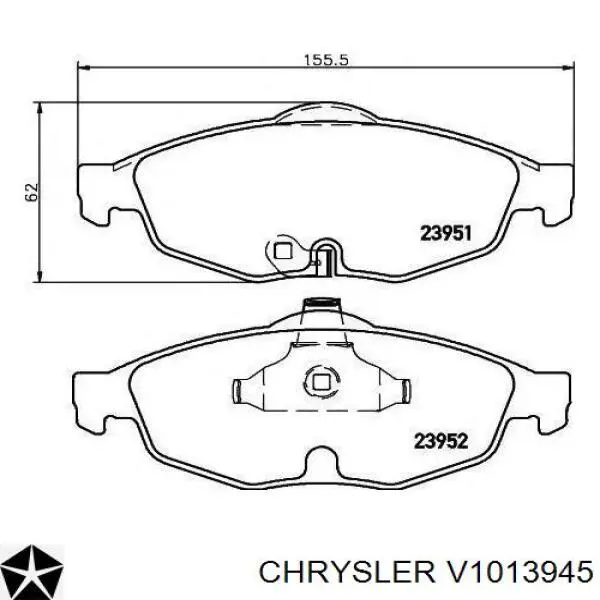 Купить V1013945 Chrysler Колодки тормозные