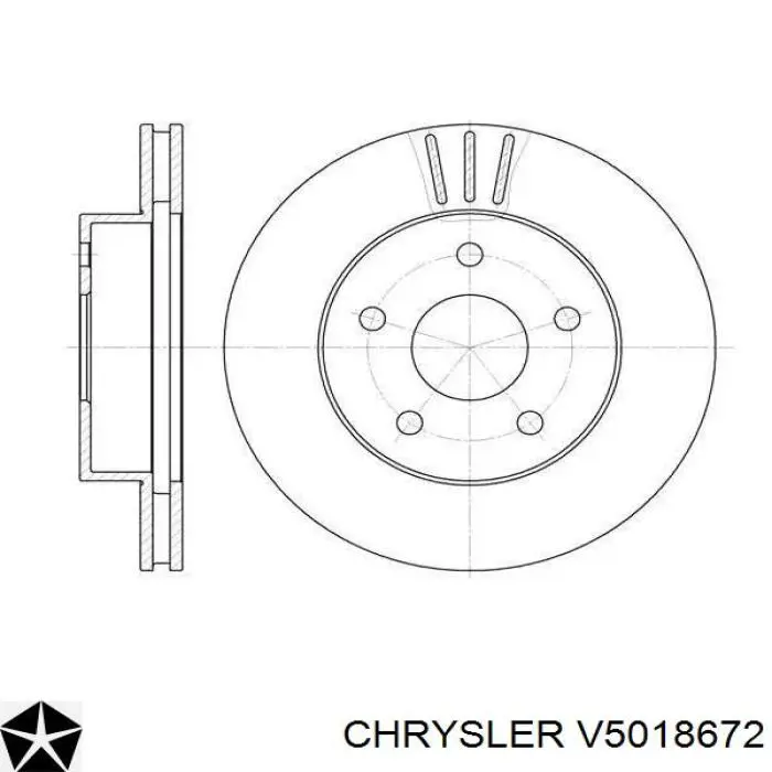  Chrysler 2AMV8672AA цена, от 50.67 USD