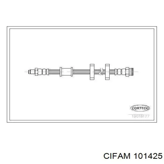 Купить 101425 Cifam Ремкомплект тормозного цилиндра заднего
