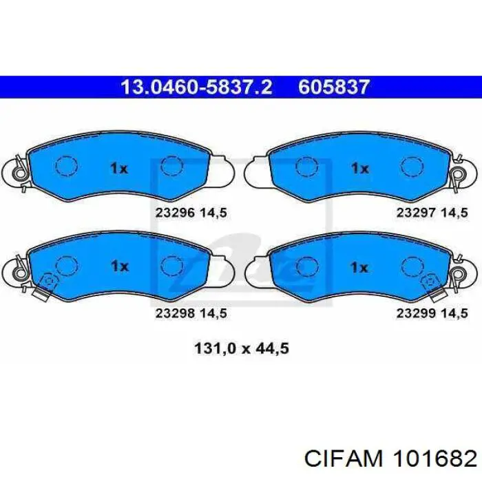 Рабочий тормозной цилиндр Cifam 101682 цена, от 11.12 USD