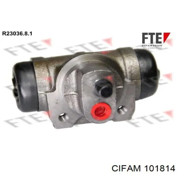 101814 Cifam цилиндр тормозной колесный рабочий задний