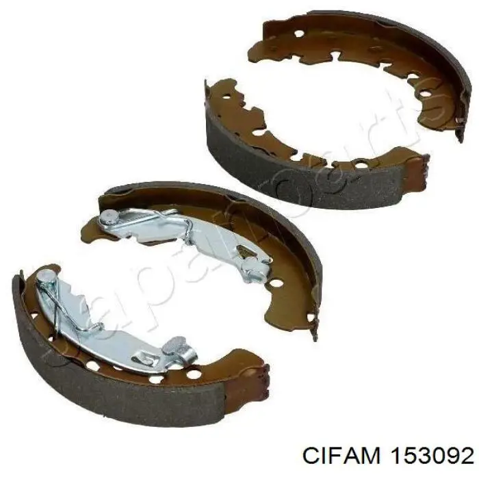 153092 Cifam колодки тормозные задние барабанные