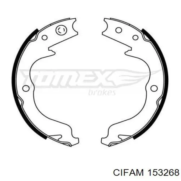 Тормозные колодки стояночного тормоза Cifam 153268 цена, от 22.71 USD